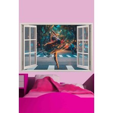 Kt Grup Balerin 3D Duvar Sticker