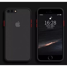 Tria Apple iPhone 7 8 Se 2020 Uyumlu Kamera Lens Korumalı Arkası Mat Silikon Telefon Kılıfı Siyah