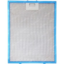 Icanpares Siemens Uyumlu En 26,5 cm Boy 38,8 cm - Arka Tırnak 12,5 cm Aspiratör Davlumbaz Metal Yağ Filtresi