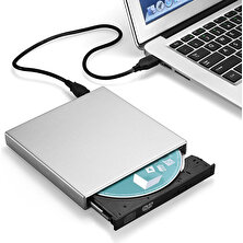 Kuwfi USB 2.0 DVD Kaydedici Ince Harici Optik Sürücü Combo DVD Rom Oynatıcı Cd-Rw Yazıcı (Yurt Dışından)