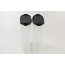 Tupperware Oval 5(2,9l) Siyah Kapak