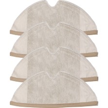 Icanpares Roborock Uyumlu S5 S50 S51 S55 S6 S60 S65 S6 Maxv Pure Akıllı Robot Süpürge Paspası 4ADET