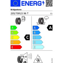 Bridgestone 205/70 R15 96T XL Blizzak LM005 Oto Kış Lastiği ( Üretim Yılı:2023 )