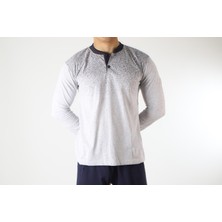 Şipka Pijama Gri Pijama Takım