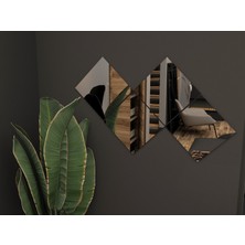 Camex Store Camex  40X40 cm Yapıştırmalı Dekoratif Ayna