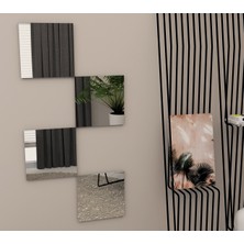 Camex Store Camex  40X40 cm Yapıştırmalı Dekoratif Ayna