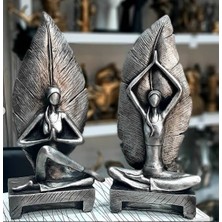 Karerco 2li Set Yoga Kızlar, Polyester Biblo