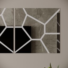 Camex Store Camex 4 Parça Dekoratif Desenli Ayna Takımı
