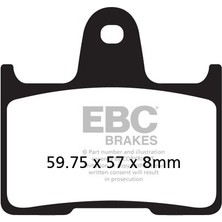 Ebc FA254HH Double H Sınter Fren Balatası