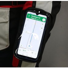 Windtech Motosiklet Kola Takılan Çantalı Telefon Tutucu