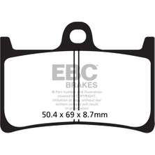 Ebc SFA252 Scooter Fren Balatası