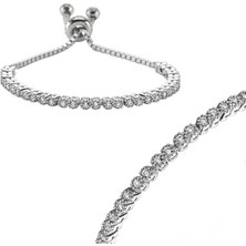 925 Gümüş Su Yolu Asansör 925 Ayar Gümüş Bileklik