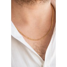 Semiz Kuyumculuk Halka Erkek Altın Zincir