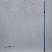 Soler&Palau Silent 100 Chz Silver Design Soler Palau Banyo Aspiratör Havalandırma Fanı Nem Sensör Zaman Ayar Debi 85 M3 Dekoratif Banyolar Tasarruflu Estetik Agmair Agm Havalandırma