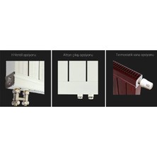 Bautherm Stilo Serisi Alüminyum Radyatör 30 x 254 cm