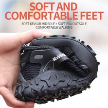 Chance Petcastle 999 Çelik Burunlu Ayakkabı Iş Güvenliği Ayakkabısı Hafif Nefes Alabilir-Siyah  (Yurt Dışından)