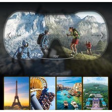 Qianhuan 3D Sinema Vr Gözlükleri Sanal Gerçeklik Bin Magic 5. Nesil Cep Telefonu 3D Gözlük Kask Dijital Gözlük + Stereo Kulaklık (Yurt Dışından)