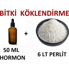 Tarımsal ve Hayvansal Ürünler 50 ml Bitki Köklendirme Hormonu ve 6 Lt Bitki Köklendirme Perliti