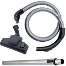 İcanpares Arçelik Uyumlu C 460...560 Mite Buster 6380 S 6470 S 6550 Süpürge Boru Emici Güçlü Hortum Seti