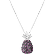 925 Gümüş Ananas 925 Ayar Gümüş Kolye