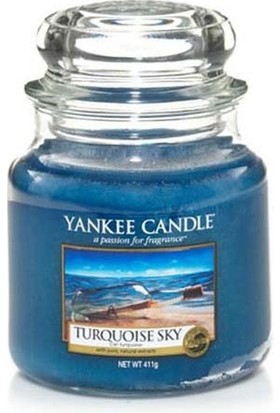 Yankee Candle 1254030E Orta Klasik Mum Turquoise