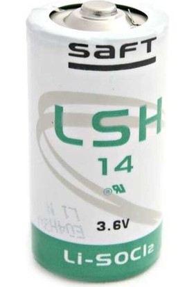 Saft LSH14 3.6 V C Boy Lityum Hafıza Pili