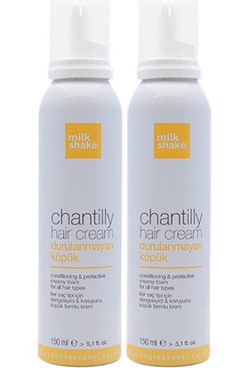 Milk Shake Chantilly Hair Cream Durulanmayan Köpük 150ML 2 Adet