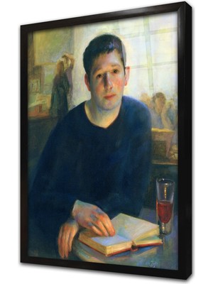 Tablosan Erkek Çerçeveli Cam Tablo