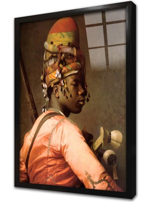 Tablosan Başıbozuk Jean Leon Gerome Çerçeveli Cam Tablo