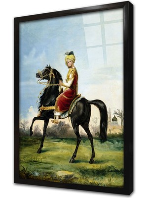 Tablosan Emile Jean Çerçeveli Cam Tablo