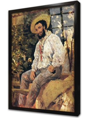 Tablosan Erkek Çerçeveli Cam Tablo