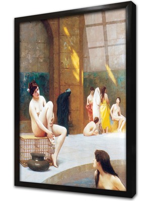 Tablosan Hamam Çerçeveli Cam Tablo