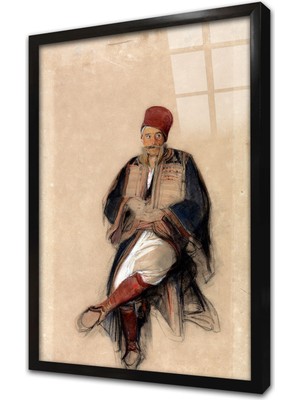 Tablosan Erkek Çerçeveli Cam Tablo