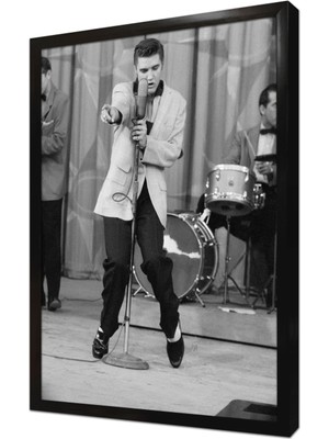 Tablosan Elvis Presley Çerçeveli Mdf Tablo