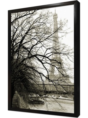 Tablosan Fransa Eyfel Kulesi Çerçeveli Mdf Tablo