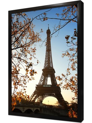 Tablosan Fransa Eyfel Kulesi Çerçeveli Mdf Tablo