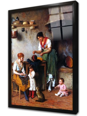 Tablosan A Helping Hand Çerçeveli Cam Tablo