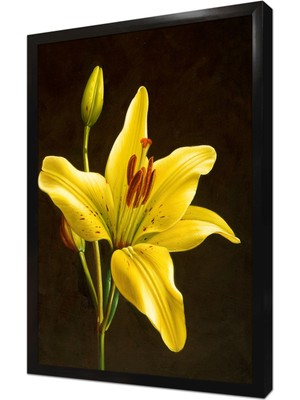 Tablosan Çiçek Çerçeveli Mdf Tablo