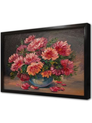 Tablosan Çiçek Çerçeveli Mdf Tablo