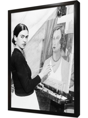Tablosan Frida Kahlo Çerçeveli Mdf Tablo