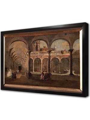 Tablosan Francesco Guardi Çerçeveli Mdf Tablo