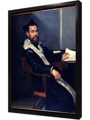 Tablosan Bir Adam Çerçeveli Mdf Tablo