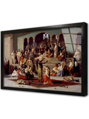 Tablosan Harem Dansı Çerçeveli Cam Tablo