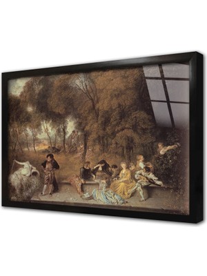 Tablosan Aşk Pleasures Çerçeveli Cam Tablo