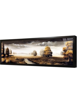 Tablosan Gökyüzü Çerçeveli Cam Tablo