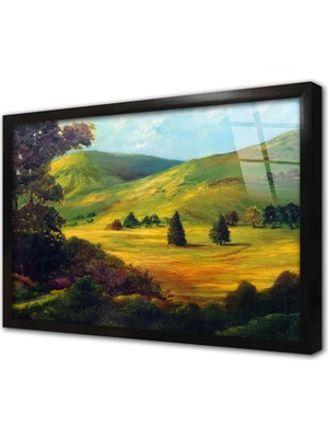 Tablosan Doğa Çerçeveli Cam Tablo