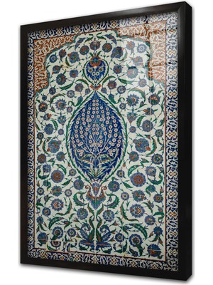 Tablosan Çini Çerçeveli Cam Tablo