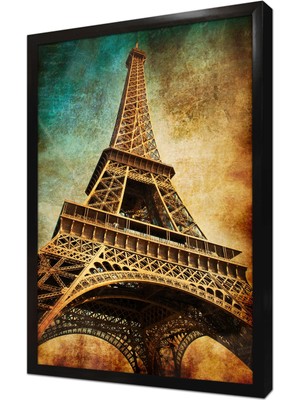Tablosan Fransa Eyfel Kulesi Çerçeveli Mdf Tablo