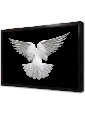 Tablosan Güvercin Çerçeveli Mdf Tablo