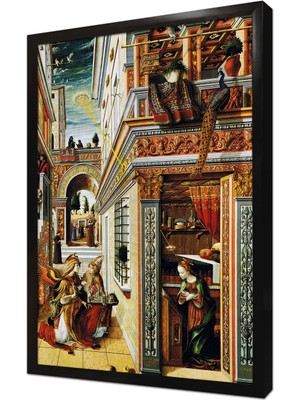 Tablosan Carlo Crivelli Çerçeveli Mdf Tablo